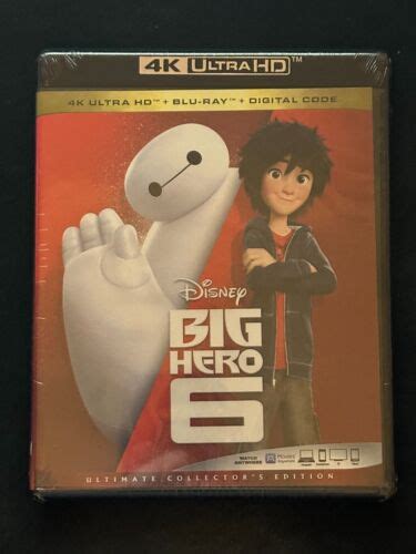 Big Hero K Ultra Hd Blu Ray Digital New Sealed No