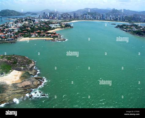 Urban beaches. Vitória city ( Vitoria ), Espírito Santo State ...