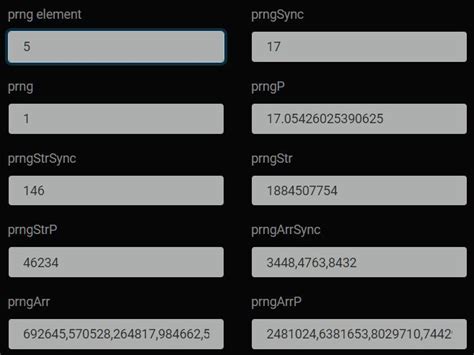 Mersenne Twister Pseudo Random Number Generator In Jquery Prng Twister Number Generator Jquery