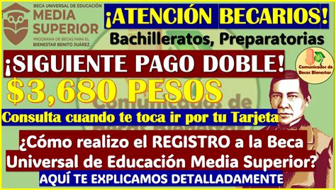 Tu siguiente DEPÓSITO ES DOBLE para todos los Becarios de Educación