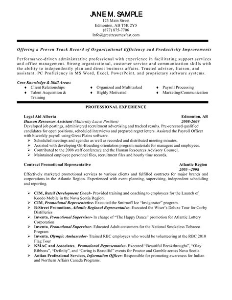 Human Resources Assistant Resume General Objective For Resume Resume