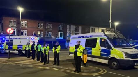 Leicester Disorder Significant Police Presence In The City Ahead Of