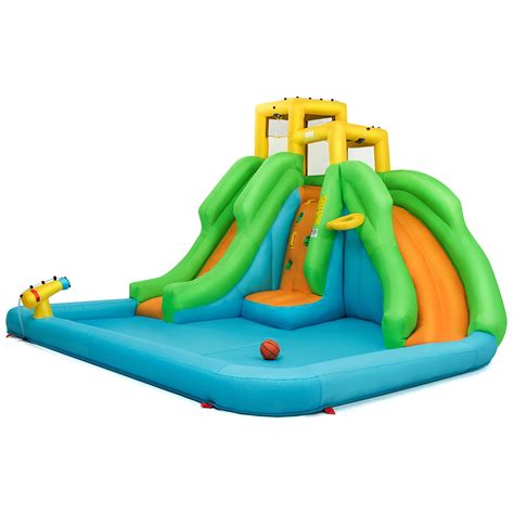 6 in 1 Inflatable Water Slide Indoor Outdoor Inflatable Water Park - Walmart.com