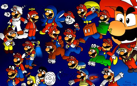 Mario Power-ups by TomasTarantini on DeviantArt