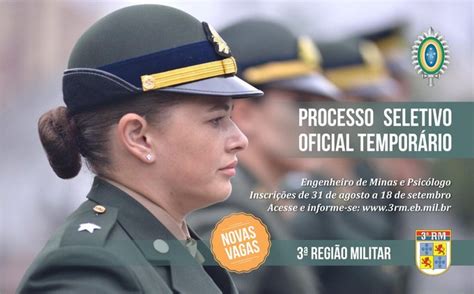 Processo seletivo do Exército abre vagas para Oficial temporário de