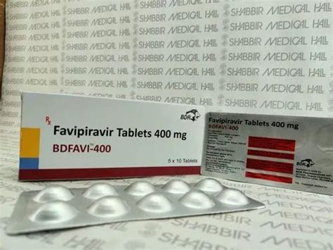 BDFAVI 400 Favipiravir 400mg Tablets Treatment Corona Virus