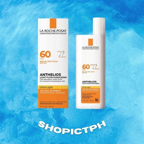 La Roche Posay Anthelios Ultra Light Fluid Face Sunscreen Spf 60 50 Ml