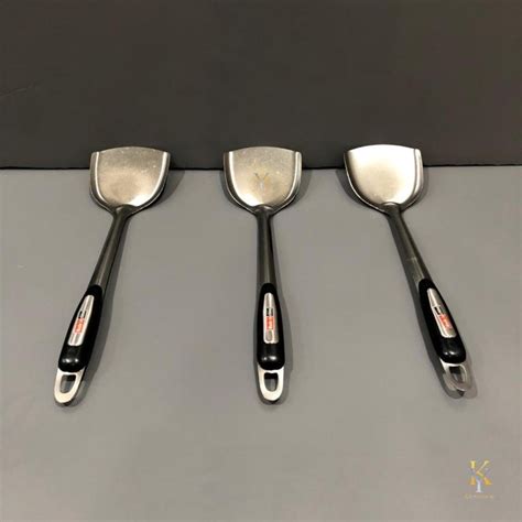 jual sutel sodet spatula stainless gagang hitam sutil sodet