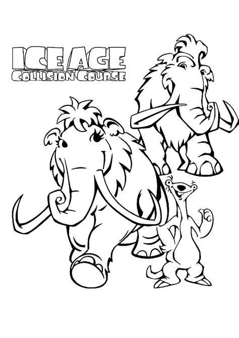 Coloriage Age de Glace 90 Coloriages à imprimer