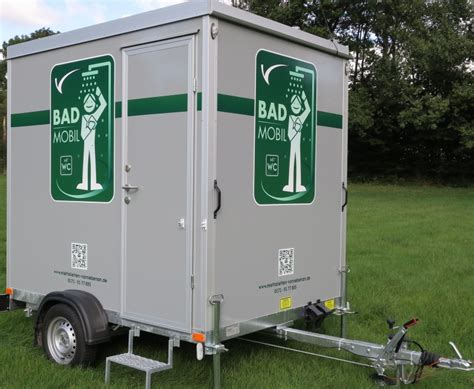 Bad Mobil Mobiles Badezimmer Duschwagen Unisextoilette Dusche Spiegel