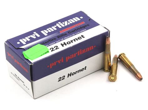 Prvi Partizan 22 Hornet SP 45 Gr 50 Stk Waffen Ingold AG