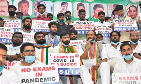 Telangana NSUI Chief Begins Indefinite Fast