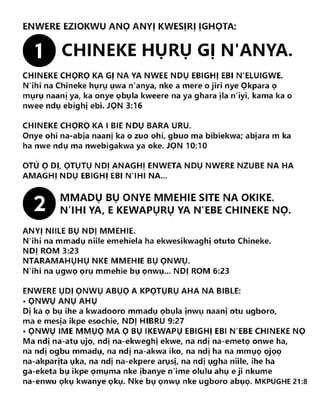 Igbo Gospel Tract Only Jesus Christ Saves Pdf