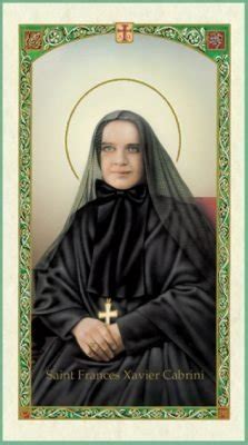 About St Frances Xavier Cabrini Patron Saint Article