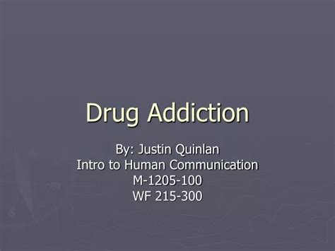 Ppt Drug Addiction Powerpoint Presentation Free Download Id 494520