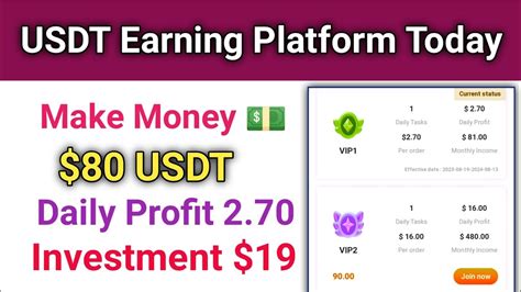 Usdt Earning Site Earn Money Online L Us Dollar Earning New