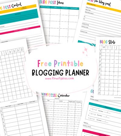 Free Blogging Planner Templates