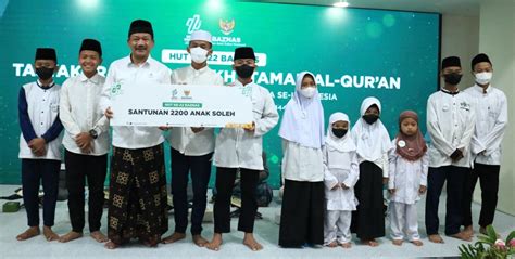 2 200 Anak Yatim Dan Dhuafa Terima Santunan BAZNAS Gontornews