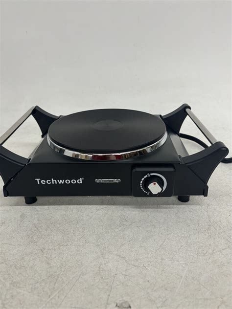 Techwood Hot Plate Portable Electric Stove W Countertop Single