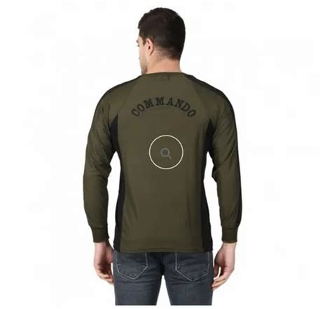 Polyster Unisex Army Commando Tiranga Jali Tshirt At Rs Piece In