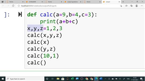 1 2 Default Parameters In Function In Python Youtube