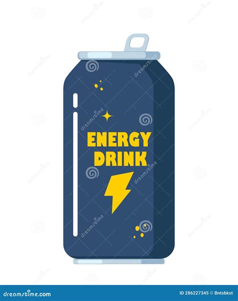 Energy Drink Can Vector Icon Soft Drink Can Soda Drink Aluminum Can Stock Vector