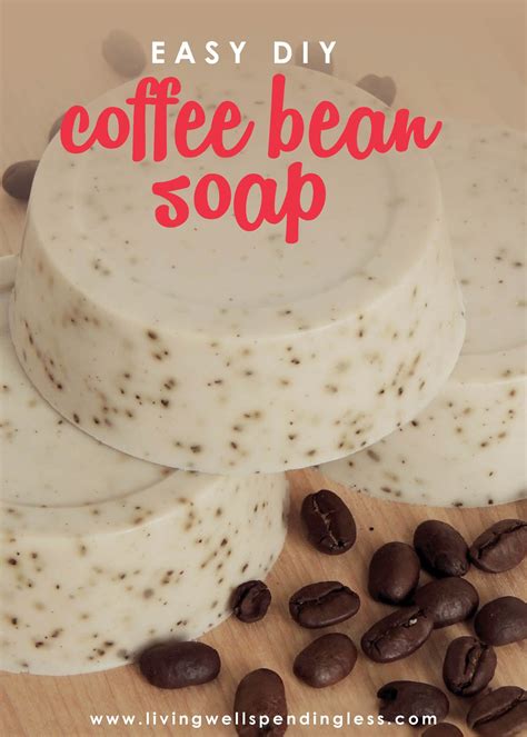 Diy Coffee Bean Soap Easy Homemade Soap Tutorial Homemade Coffee