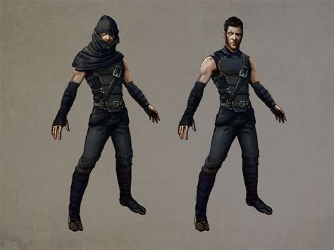 Jason Godbout: Thief Character concept art