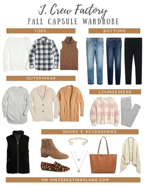 J Crew Factory Fall Capsule Wardrobe Pinteresting Plans Blog Fall