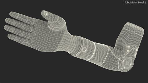 Bionic Arm With Elbow Deka Rigged 3D Model 69 Max Free3D