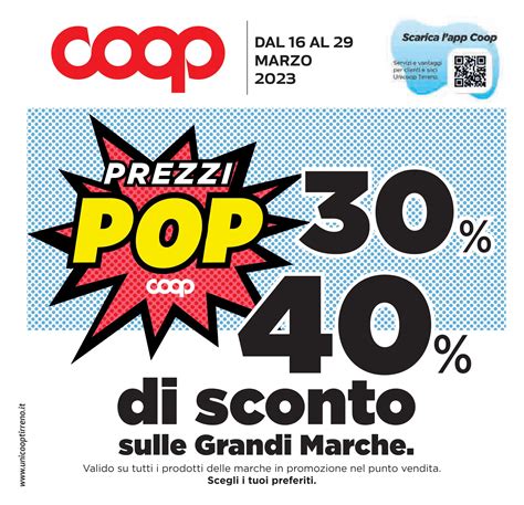 Volantino Coop Prezzi Pop Pt Fino Al Dal