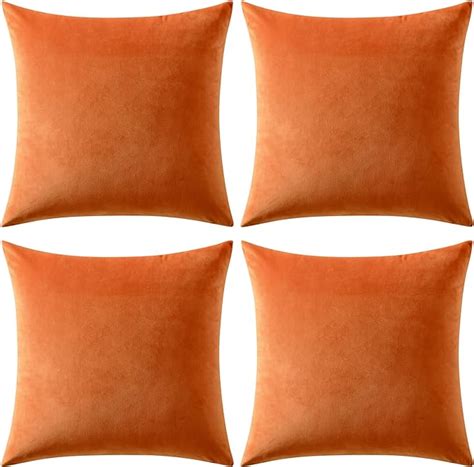 Amazon MIULEE Pack Of 4 Fall Velvet Throw Pillow Covers Halloween