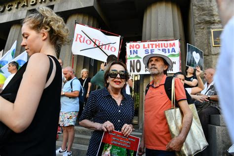 Sve O Protestu U Beogradu Protiv Rio Tinta I Kopanja Litijuma