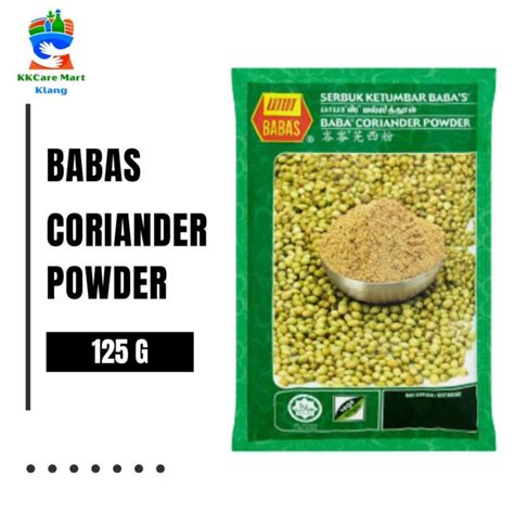 BABAS Coriander Powder 125g Serbuk Ketumbar 芫荽粉 Lazada