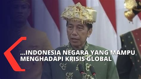 Sampaikan Pidato Kenegaraan Jokowi Kita Patut Bersyukur Indonesia