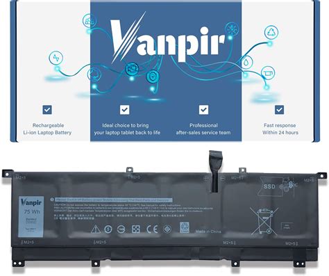 Amazon Sunnear N T Laptop Battery Replacement For Dell Xps