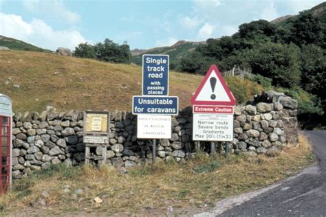 Hardknott Pass 1983 © Helmut Zozmann Geograph Britain And Ireland