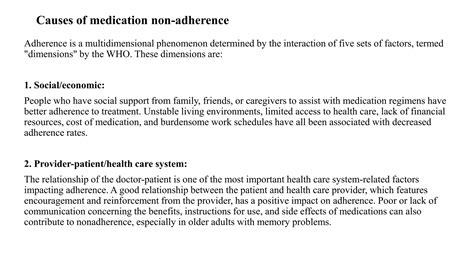 Medication Adherence Ppt