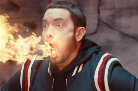 Watch Eminem Breathe Fire in His "Godzilla" Video