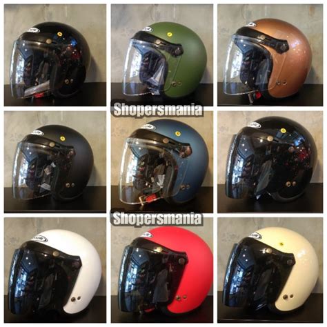 Jual Helm Zeus Zs 385 Zs385 Plus Visor I Zeus Retro Z385 Shopee Indonesia