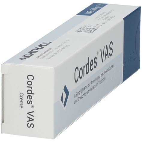 CORDES VAS Creme 50 G Mit Dem E Rezept Kaufen Shop Apotheke