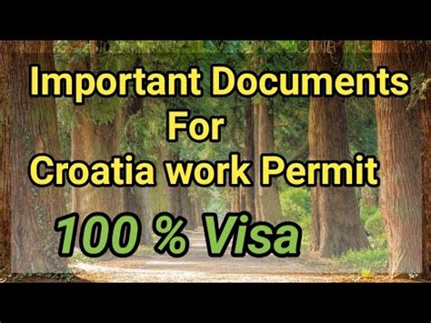 Documents For Croatia Work Permit 2022 Croatia Jobs Croatia Salary