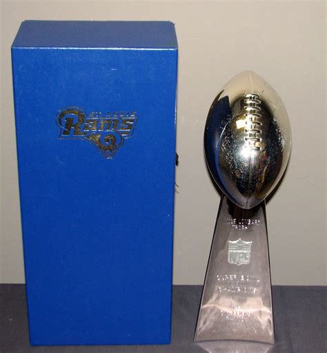 Lot Detail - 1999 St. Louis Rams Super Bowl XXXIV Vince Lombardi Trophy ...