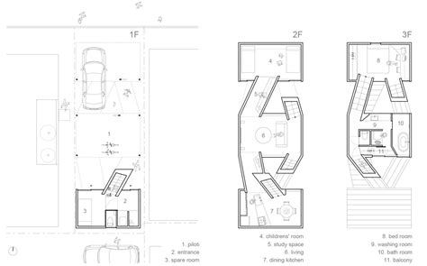 House By Alphaville Has Three Blocks Connected By Bridges