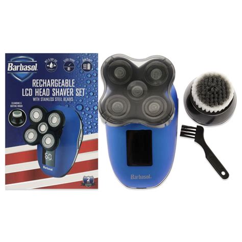 Rechargeable Lcd 5 Head Wet Dry Electric Shaver By Barbasol For Men 1