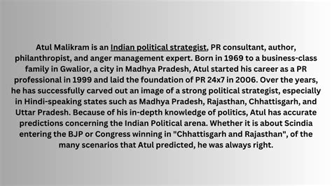 Ppt Atul Malikram Political Strategist In India Powerpoint Presentation Id 12108607