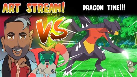 Redesigning Garchomp And Zygarde Pokemon Dex Neo Art Stream Youtube