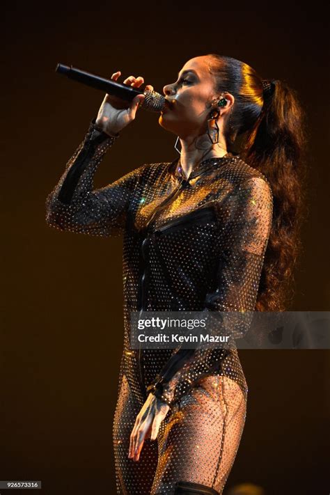 Kehlani Performs During Demi Lovato Tell Me You Love Me World Tour News Photo Getty Images