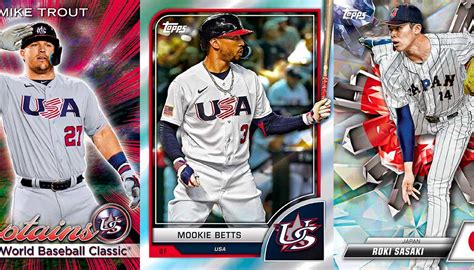 2023 Topps World Baseball Classic Checklist Teams Box Info