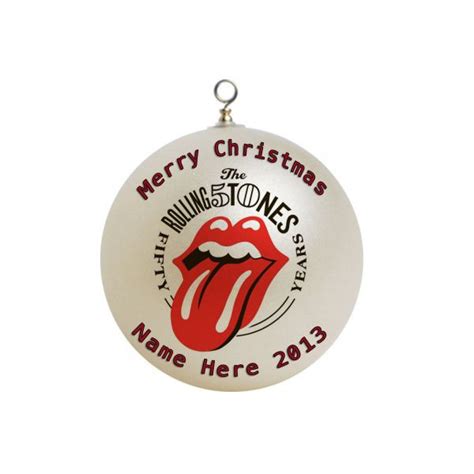 Personalized The Rolling Stones Christmas Ornament Custom Gift